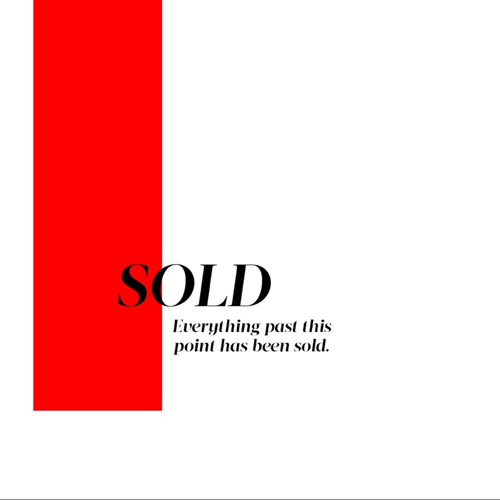 Everything beyond this point is not for sale